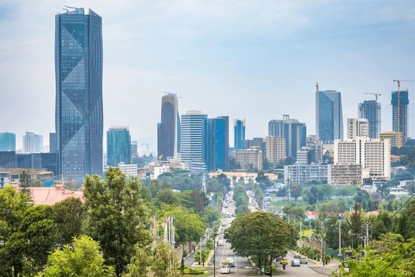 West Africa business district